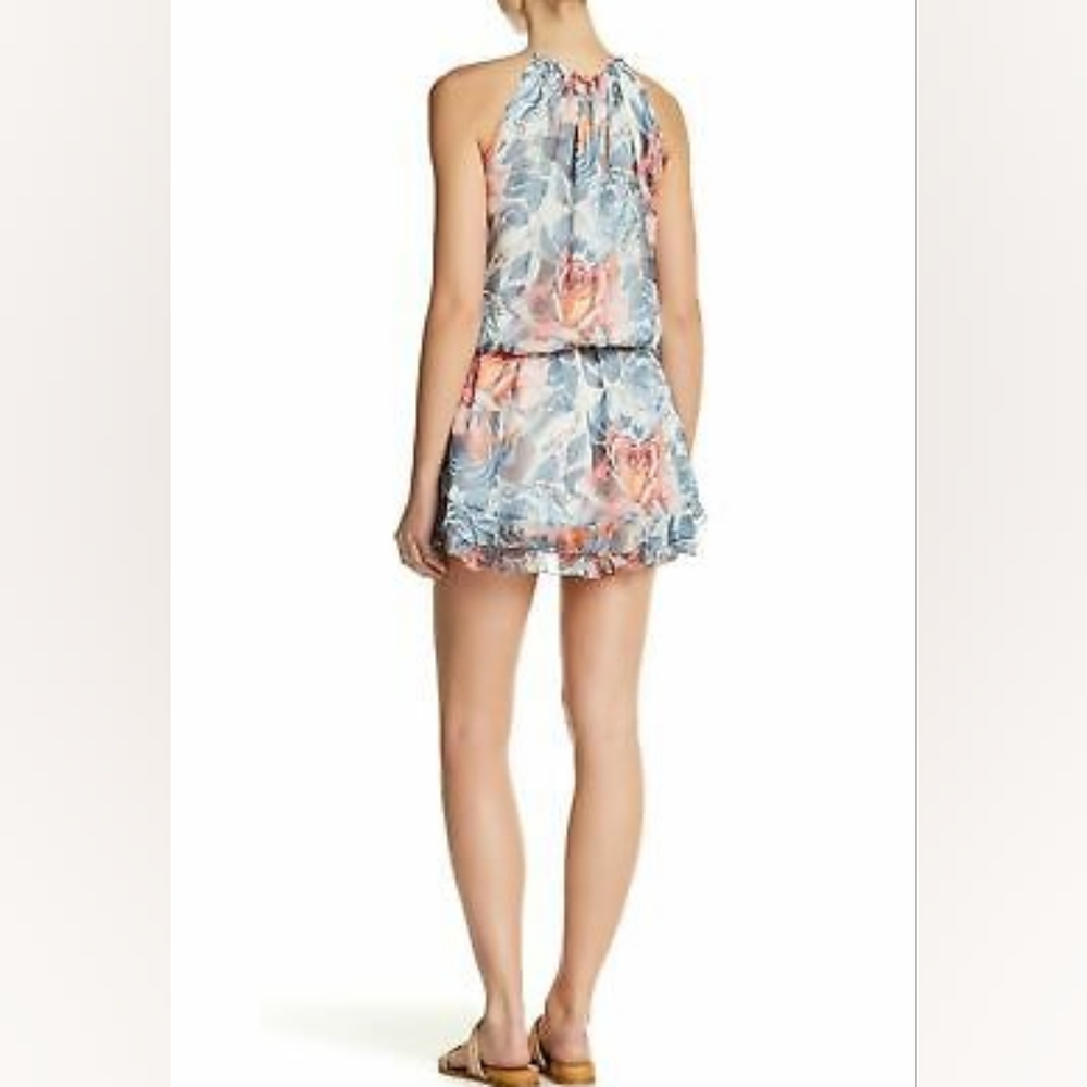 Elizabeth and James Women's Kenji Floral Silk Mini Dress, szL